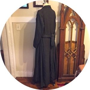 Long Gray Belted Zara Coat 🧥